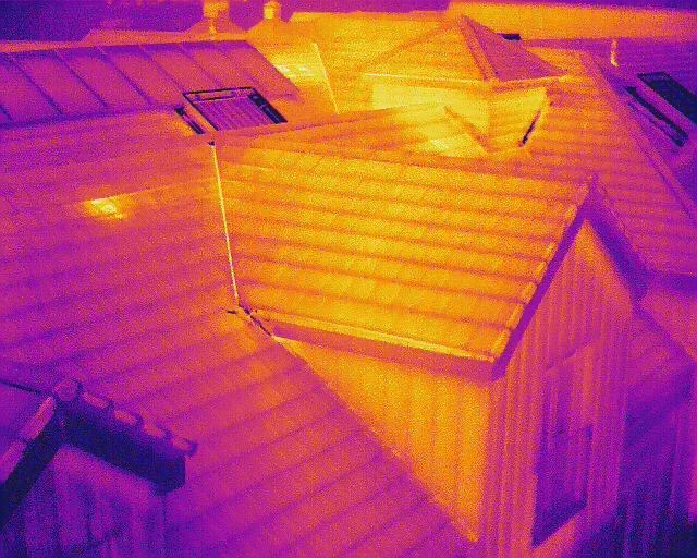 Thermal Imaging Roof Survey Image Maidenhead
